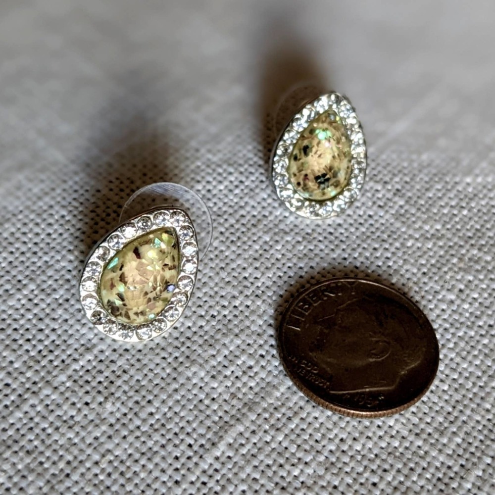 Opal Teardrop Earrings